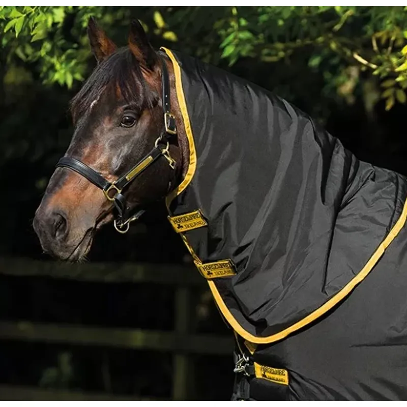 Horseware Rambo Supreme Hood 150g - Black/Gold